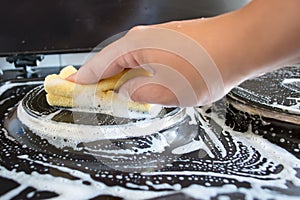 Kitchen cleaning time