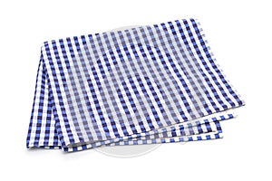 kitchen cloth (napkin) on white background