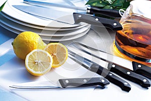 Kitchen cutlery photo