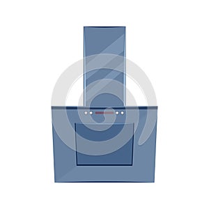 Kitchen extractor hood vector illustration isolated on white background