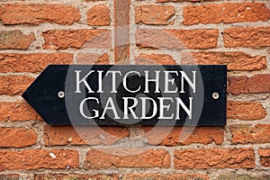 Kitchen Garden Sign