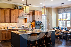 Kitchen with Granite and Modern Fixtures