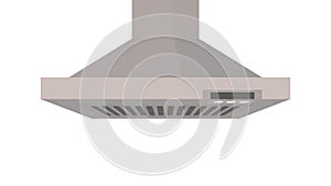 Kitchen hood. Kitchen ventilation. Vector illustration isolated
