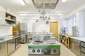 Kitchen in a hotel or restaurant