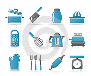 Kitchen and household Utensil Icons