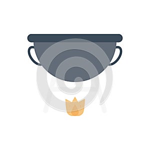 Kitchen vector flat color icon