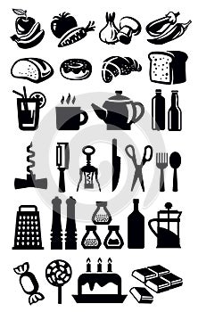 Kitchen icons