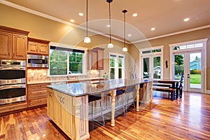 Kitchen interior in luxury house