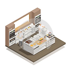 Kitchen Isometric Composition