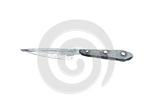 Kitchen knife illustration. img