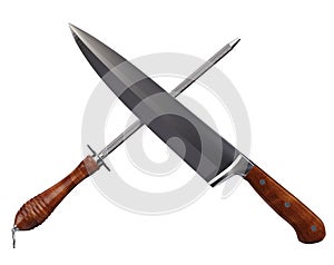 Kitchen Knife & Sharpener