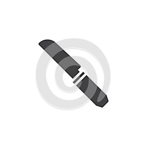 Kitchen knife vector icon