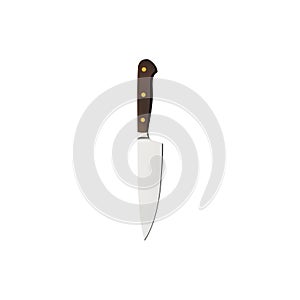 Kitchen knife wooden handle