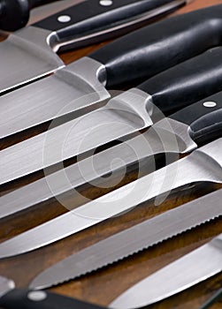 Kitchen knives 2 photo