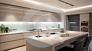 kitchen lights in a house