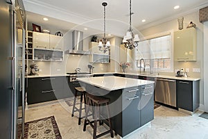 Kitchen in luxury home