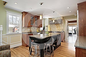 Kitchen in luxury home