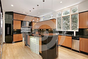 Kitchen in luxury home