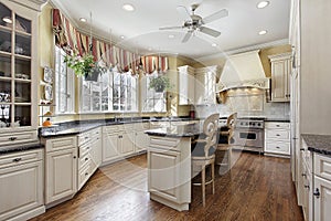 Kitchen in luxury home