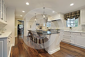 Kitchen in luxury home