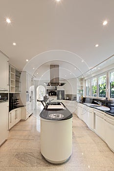 Kitchen of a luxury home