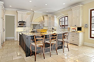 Kitchen in luxury home