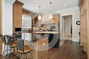 Kitchen in luxury home