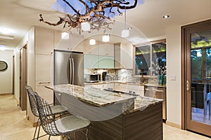 Kitchen in Modern Home with appliences