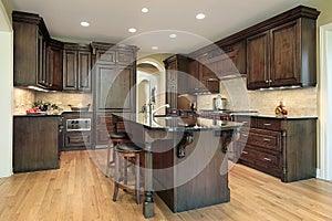 Kitchen in new construction home