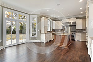 Kitchen in new construction home