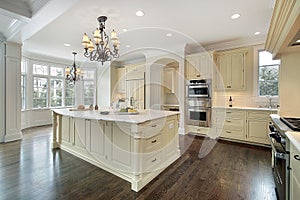 Kitchen in new construction home