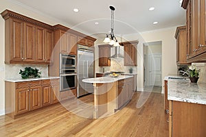 Kitchen in new construction home