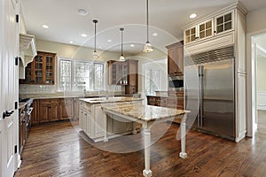 Kitchen in new construction home