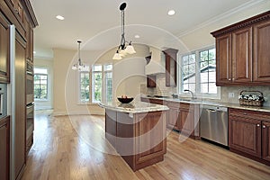 Kitchen in new construction home