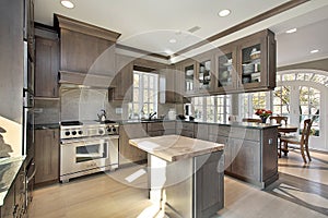 Kitchen in remodeled home