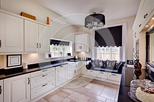 Kitchen within renovated former victorian rectory