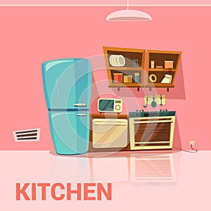 Kitchen Retro Design