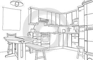 Kitchen sketch