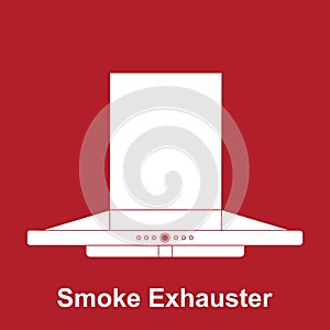 Kitchen smoke exhauster icon