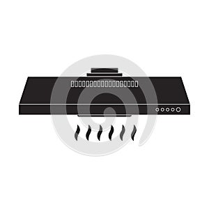 Kitchen smoke exhauster icon