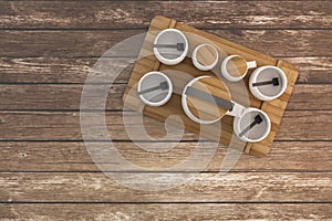 Kitchen space in house.