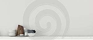 Kitchen space in house.