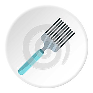 Kitchen spatula icon circle