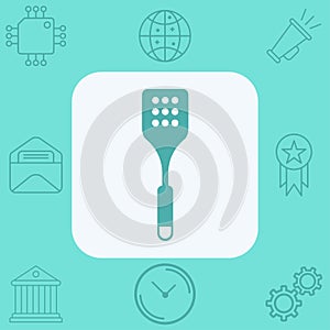 Kitchen spatula  icon sign symbol