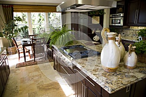 Kitchen with stove