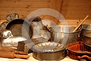 Kitchen supplies background