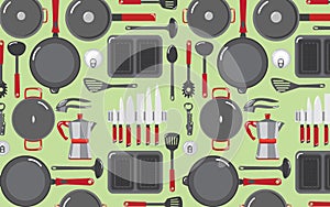 Kitchen Tools Patters Backgrounds 1