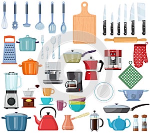 Kitchen tools set icon