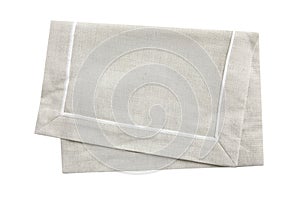 Kitchen towel cloth isolated.