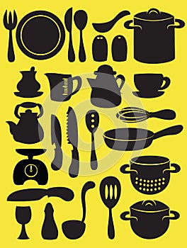 Kitchen utensil collection